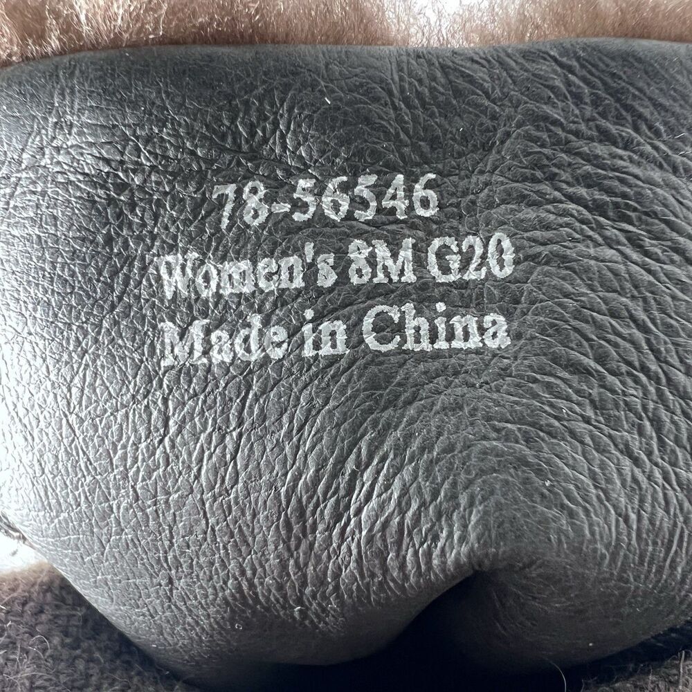 Johnston & Murphy XC4 Waterproof Suede Shearling Fur Lined Boots Women's Size 8M - Picture 7 of 9